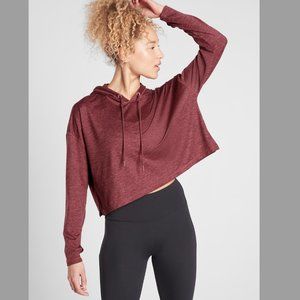 Athleta Uptempo Crop Hoodie XXS